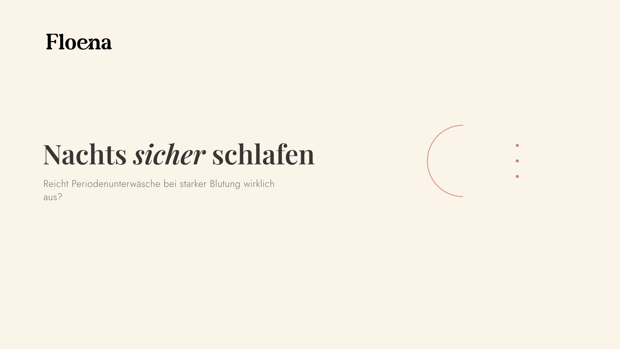 Nachts sicher schlafen: Reicht Periodenunterwäsche bei starker Blutung wirklich aus?